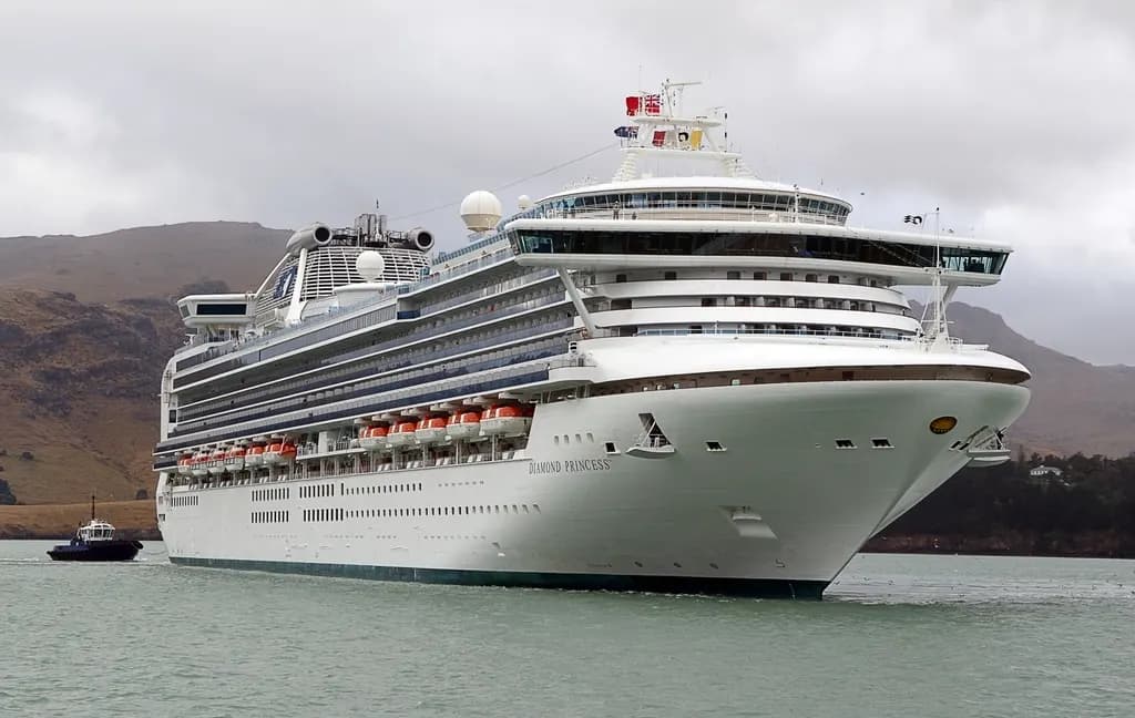 Diamond Princess is cruise ship